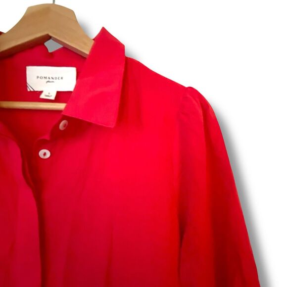 Tuckernuck Pomander Place Hibiscus Red Cotton Mabel Maxi Dress Size Large - Picture 7 of 13